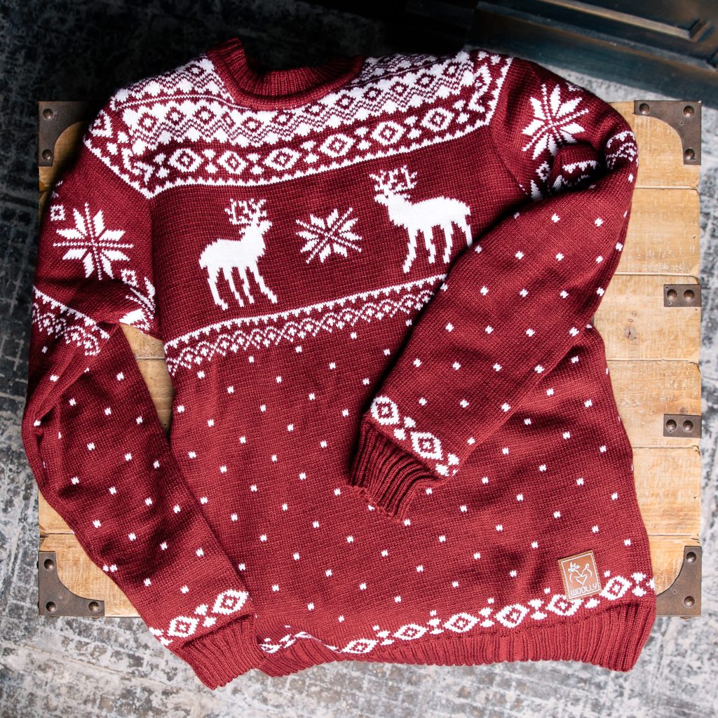 Новогодние свитера с оленями оптом от производителя